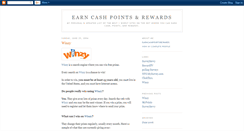 Desktop Screenshot of earncashpointsrewards.blogspot.com