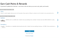 Tablet Screenshot of earncashpointsrewards.blogspot.com