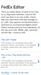 Mobile Screenshot of fedexeditor.blogspot.com