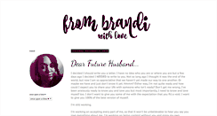 Desktop Screenshot of frombrandiwithlove.blogspot.com