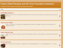 Tablet Screenshot of filipinobestrecipes.blogspot.com