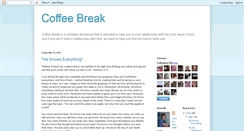 Desktop Screenshot of coffeebreakdevotional.blogspot.com