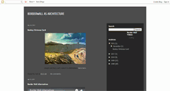 Desktop Screenshot of borderwallasarchitecture.blogspot.com