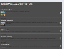 Tablet Screenshot of borderwallasarchitecture.blogspot.com