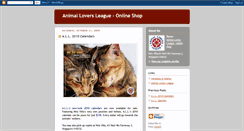 Desktop Screenshot of animalloversleague-onlineshop.blogspot.com