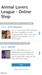 Mobile Screenshot of animalloversleague-onlineshop.blogspot.com