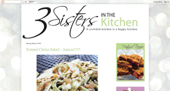 Desktop Screenshot of 3sisterskitchen.blogspot.com