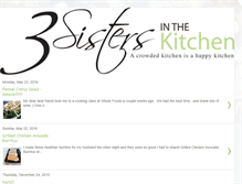 Tablet Screenshot of 3sisterskitchen.blogspot.com