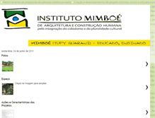 Tablet Screenshot of institutomimboe.blogspot.com