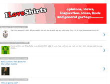 Tablet Screenshot of iloveshirts.blogspot.com