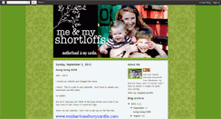 Desktop Screenshot of meandmyshortloffs.blogspot.com