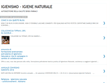 Tablet Screenshot of igienismo-igienenaturale.blogspot.com