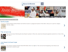 Tablet Screenshot of annahazare-lokpal.blogspot.com