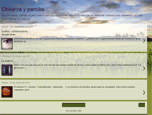 Tablet Screenshot of observaypercibe.blogspot.com