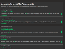 Tablet Screenshot of communitybenefits.blogspot.com