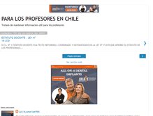 Tablet Screenshot of profesoresenchile.blogspot.com