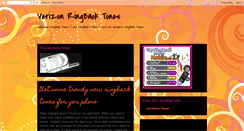 Desktop Screenshot of cellphone-ringback-tones.blogspot.com