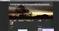 Desktop Screenshot of anca-romanianlandscapes.blogspot.com