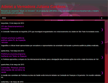 Tablet Screenshot of julianacardoso-estamosdeolho.blogspot.com