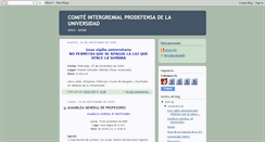 Desktop Screenshot of comite-intergremial.blogspot.com