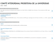 Tablet Screenshot of comite-intergremial.blogspot.com