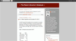 Desktop Screenshot of patentlibrarian.blogspot.com