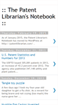 Mobile Screenshot of patentlibrarian.blogspot.com