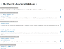 Tablet Screenshot of patentlibrarian.blogspot.com