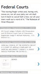 Mobile Screenshot of federalcourts.blogspot.com