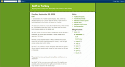 Desktop Screenshot of golfinturkey.blogspot.com