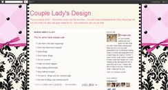 Desktop Screenshot of coupleladydesign.blogspot.com