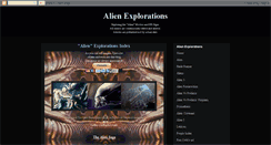 Desktop Screenshot of alienexplorations.blogspot.com