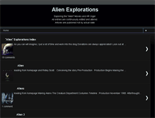 Tablet Screenshot of alienexplorations.blogspot.com