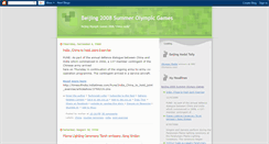 Desktop Screenshot of chinaolympic08.blogspot.com