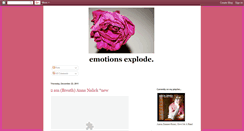 Desktop Screenshot of emotions-explode.blogspot.com