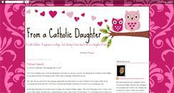 Desktop Screenshot of fromacatholicdaughter.blogspot.com
