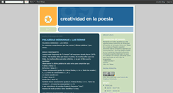 Desktop Screenshot of creatividadenlapoesia.blogspot.com