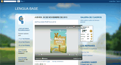 Desktop Screenshot of lenguabaseprimaria.blogspot.com