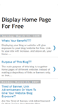 Mobile Screenshot of displayhomepageforfree.blogspot.com