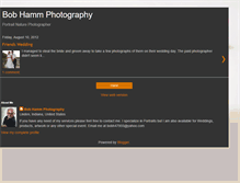 Tablet Screenshot of bobhammphotography.blogspot.com