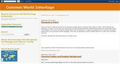 Desktop Screenshot of commonworldinheritage.blogspot.com