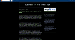 Desktop Screenshot of businessintheinternet.blogspot.com