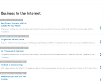 Tablet Screenshot of businessintheinternet.blogspot.com