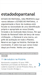 Mobile Screenshot of estadodopantanal.blogspot.com