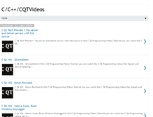 Tablet Screenshot of cppvideos.blogspot.com