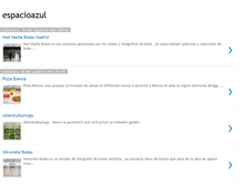 Tablet Screenshot of espacioazul-webdesign.blogspot.com