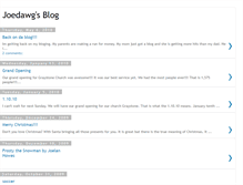 Tablet Screenshot of joedawghowes.blogspot.com