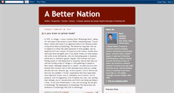 Desktop Screenshot of abetternation.blogspot.com