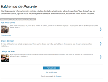 Tablet Screenshot of hablemosdemonavie.blogspot.com