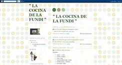 Desktop Screenshot of lacocinadelafundi.blogspot.com